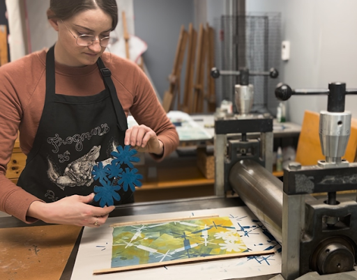 Monoprinting with Mary Claire Becker