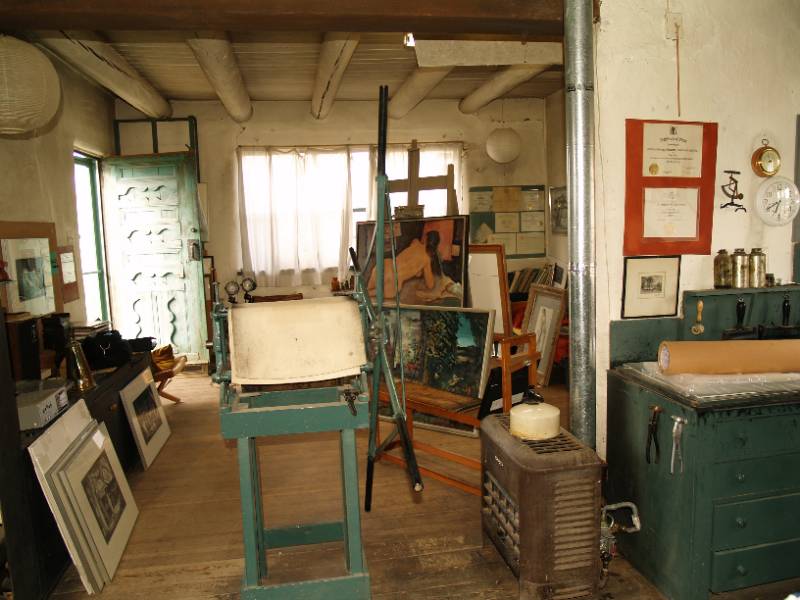 Doel Reed's studio Doel Reed's study