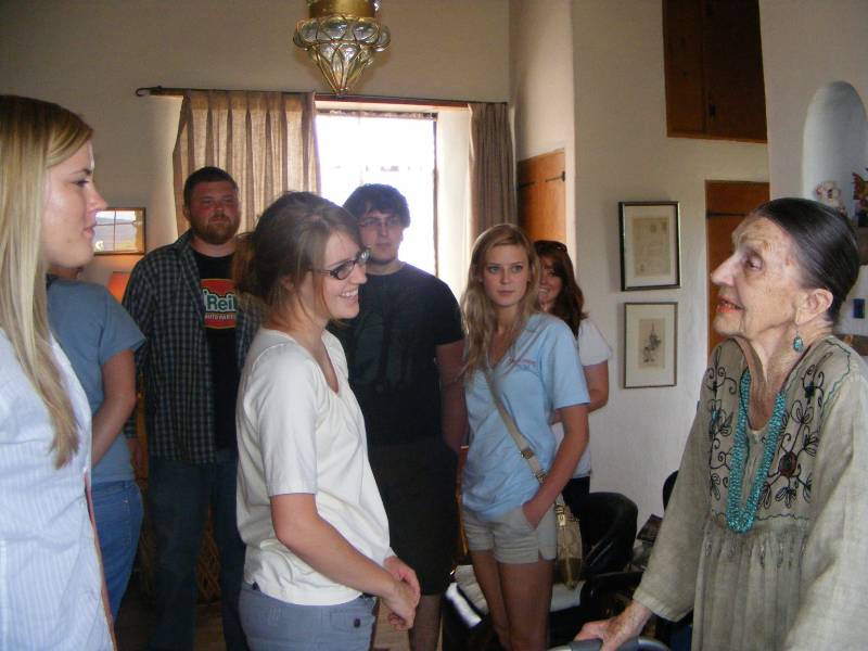 Martha Reed and OSU students