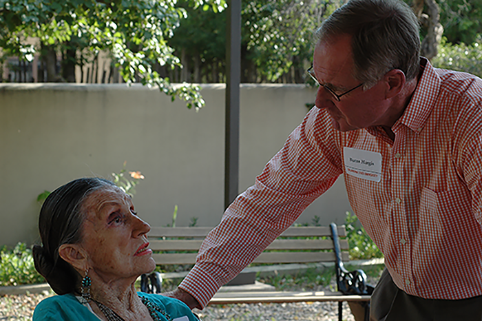 Burns Hargis and Martha Reed