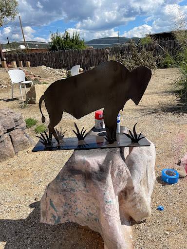 Buffalo metal art