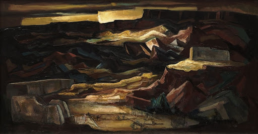 Painting by Doel Reed