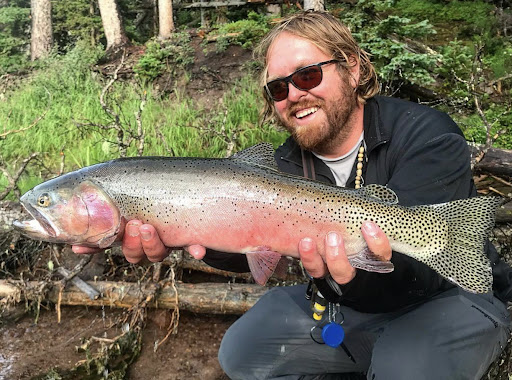 Man holding large fish